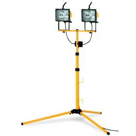 Halogenfluter mit Stativ, 2 x 400 W