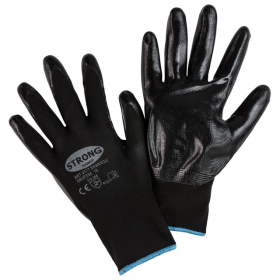 Handschuhe Feinstrick, Polyester/Nitril