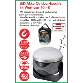 LED-Akku Outdoorleuchte // Ab 399€