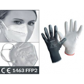 25 x FFP2 Maske + 24 Paar PU-Handschuhe // Ab 399€