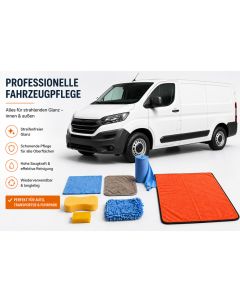 Sauber & Glänzend Sortiment - 7tlg. Fahrzeugpflege-SET  // ab 399€