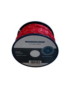 Maurerschnur 50 m, Durchmesser 1,7 mm, rot