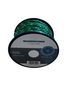 Maurerschnur 50 m, Durchmesser 1,7 mm, grün 