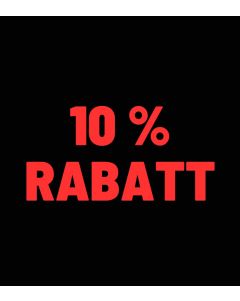 10% Rabatt ab einem Netto-Einkaufswert von € 999,00