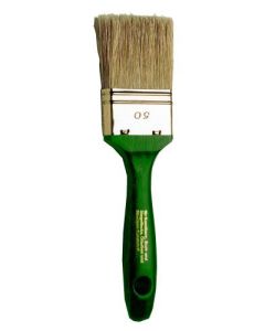 Maler-Flachpinsel, gr&uuml;n, 9. St&auml;rke